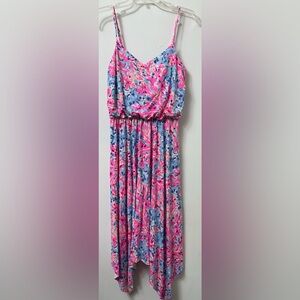 Lilly Pulitzer Vibrant Pink and Blue High Low Dress
Like new, smoke free home
